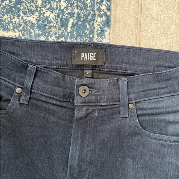 PAIGE Blue Skinny Jeans Sleek Fit - Picture 6 of 6